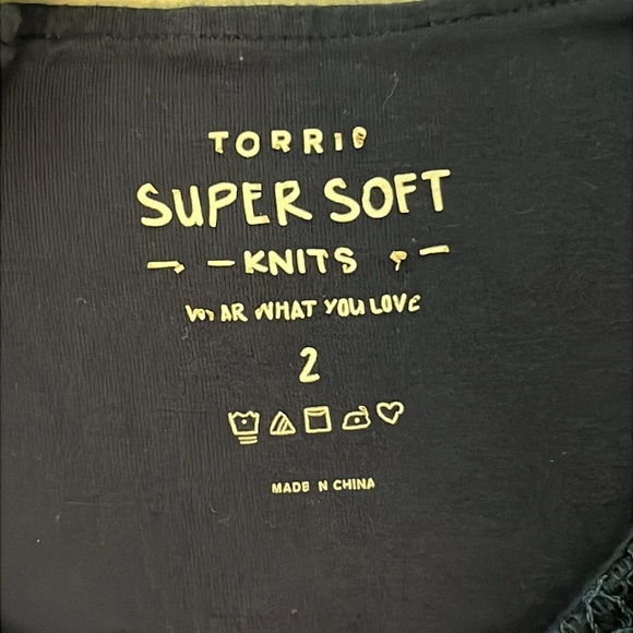 Torrid Super Soft Scoop Neck Lace Yoke Babydoll Tank - Picture 11 of 16